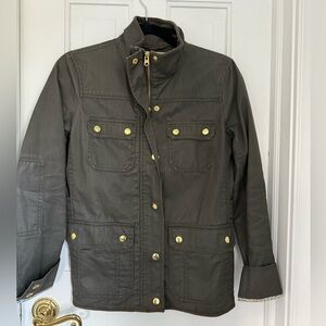 J.Crew Field jacket. Army green.